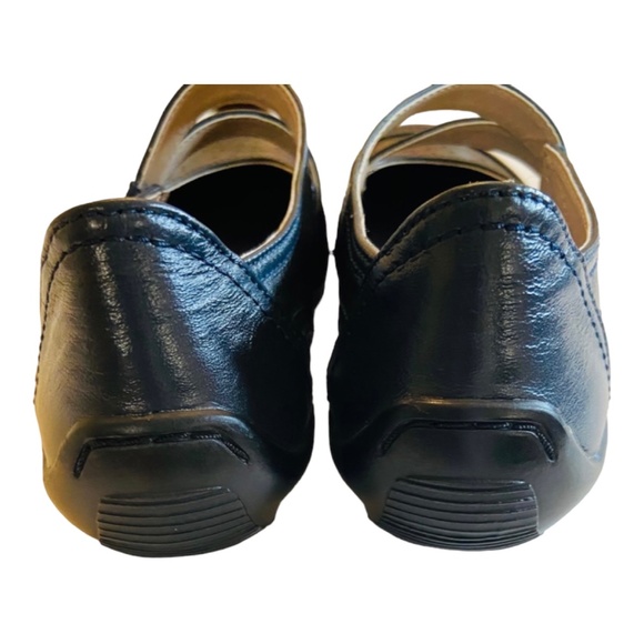 Ros Hommerson Chelsea Mary Jane Blue Leather Shoes 10N - Picture 4 of 10